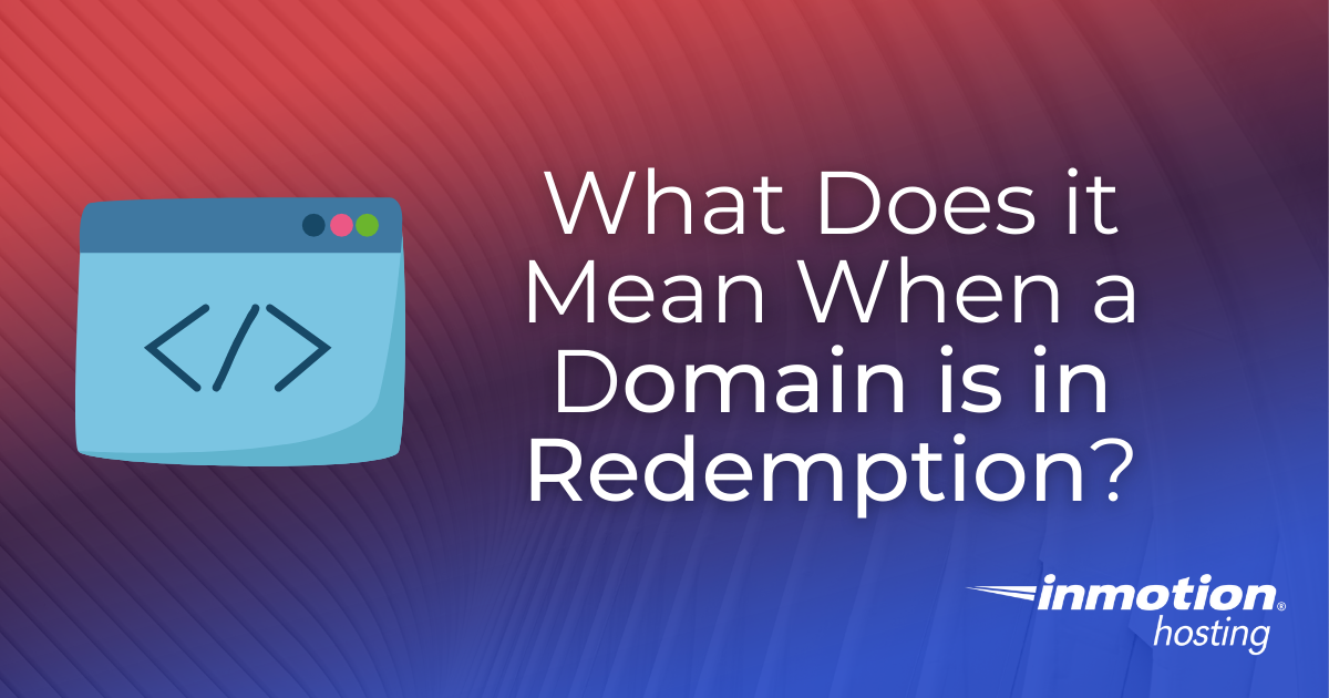 What Happens when a domain enters redemption