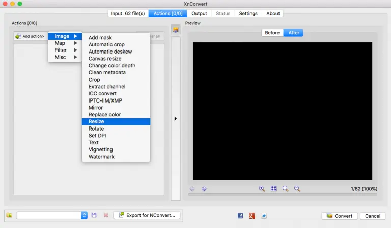 XnConvert Image Resize
