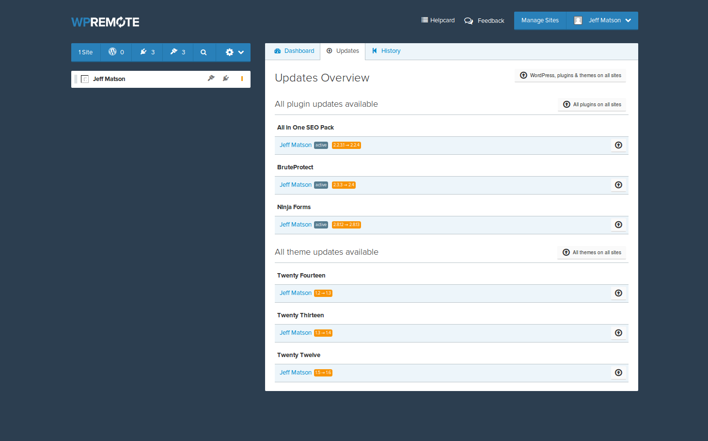 Manage WordPress Remotely with WP Remote