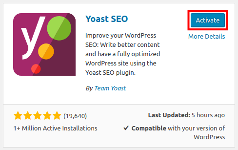 install yoast seo wordpress plugin