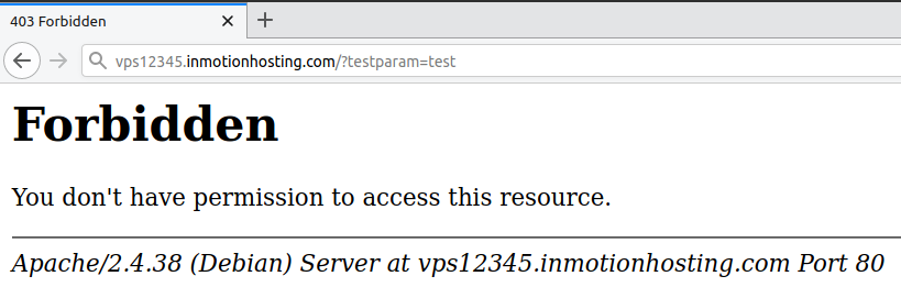 403 Forbidden Error on Apache