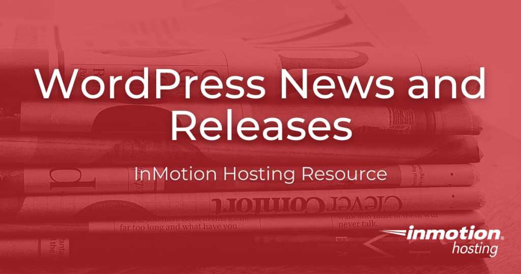 wordpress news and releases