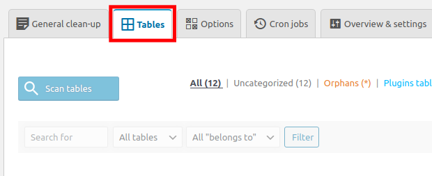 WordPress Database Tables