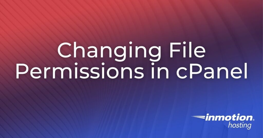 title image for Changing File Permissions in cPanel article