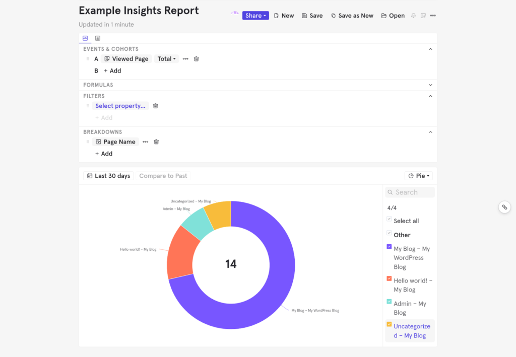 Mixpanel Insights Report