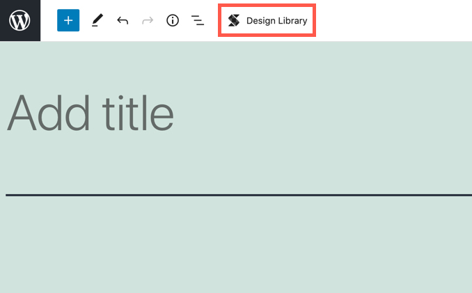 Stackable Design Library icon in a post