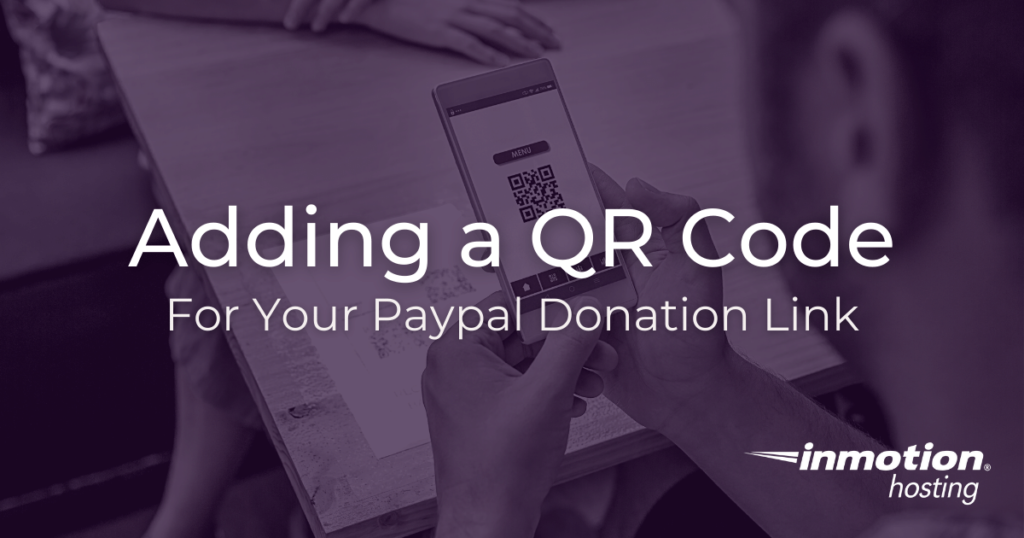 How to add a QR code for your Paypal donation link