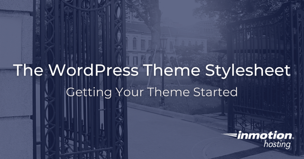 The WordPress theme stylesheet