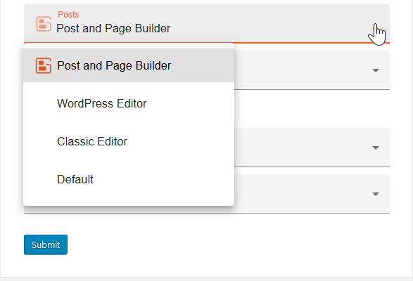 Choose Default Editor