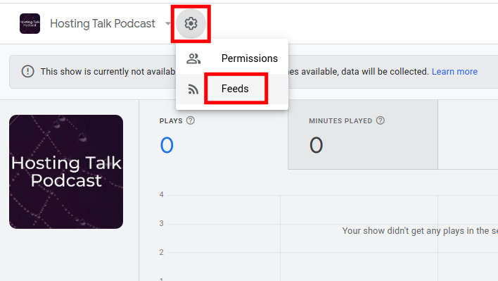 Access Google Podcast Feeds