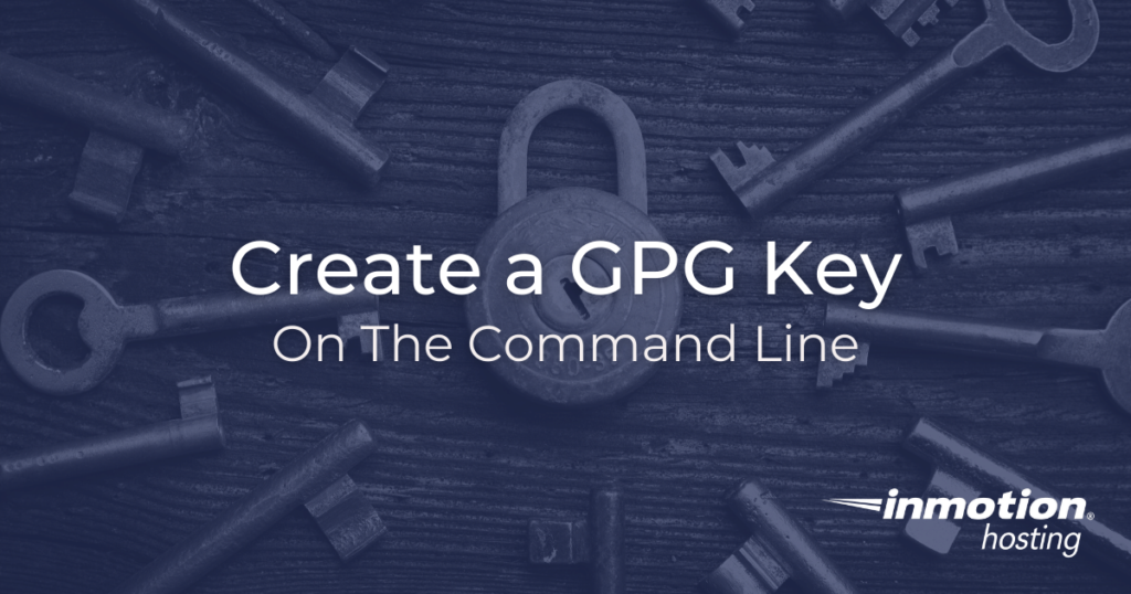 How to create a GPG key