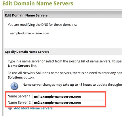 Adding nameservers when nameservers exist