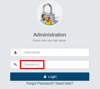 Enter Your AbanteCart Password