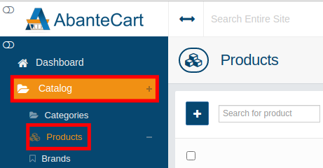 Product Catalog - How to Add a Product in AbanteCart