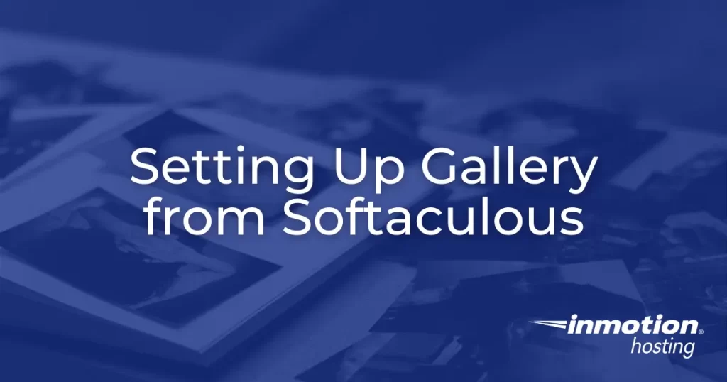 setting up gallery - header image