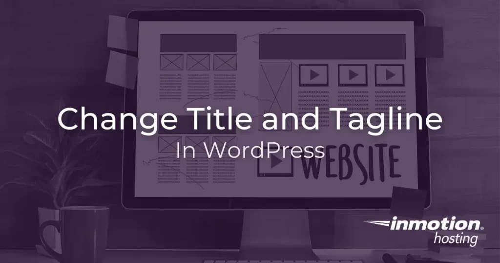 Change site title in WordPress