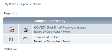 Redirection topic post in SMF