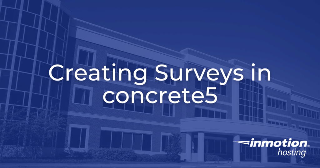 surveys in concrete5 hero image