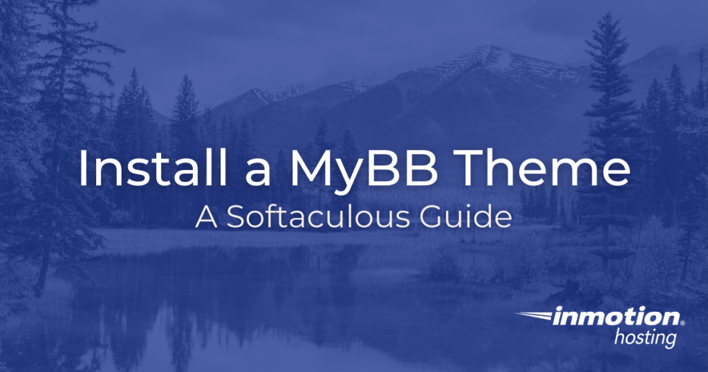 Install a MyBB Theme title image