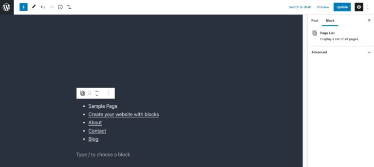 WordPress 5.8 Introduces Page List and Post List Blocks | InMotion Hosting