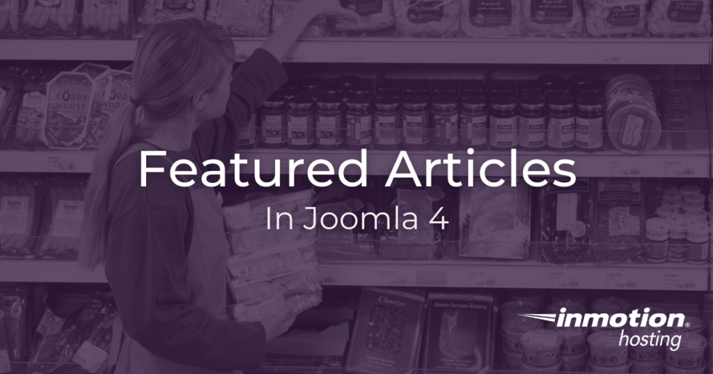 Features articles in Joomla 4