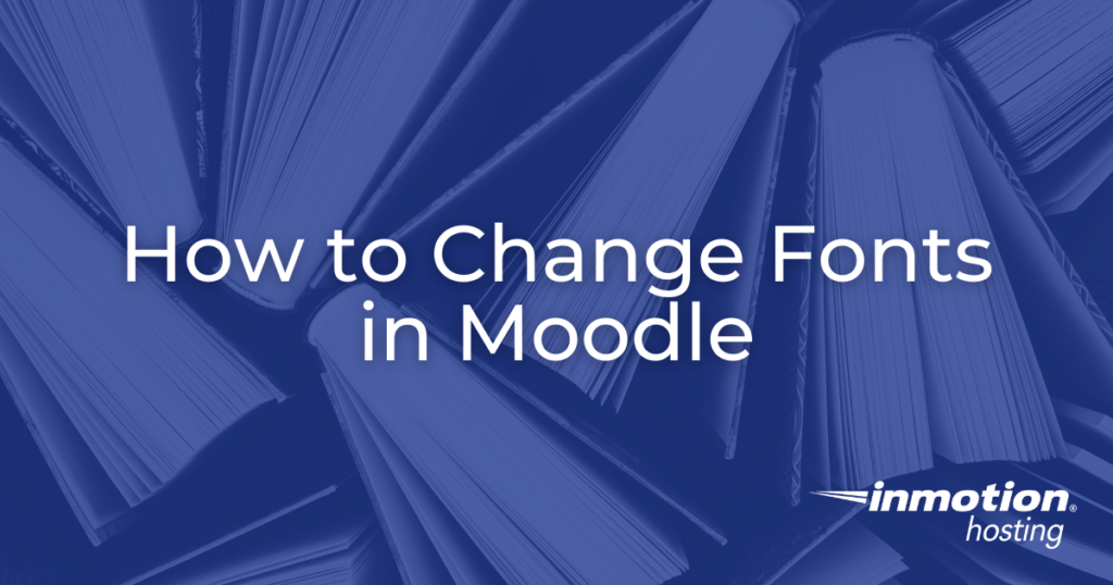 change fonts in moodle hero image