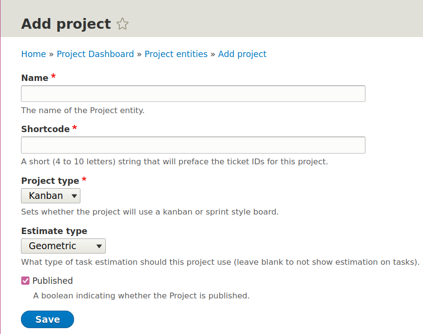 Drupal Burndown Project