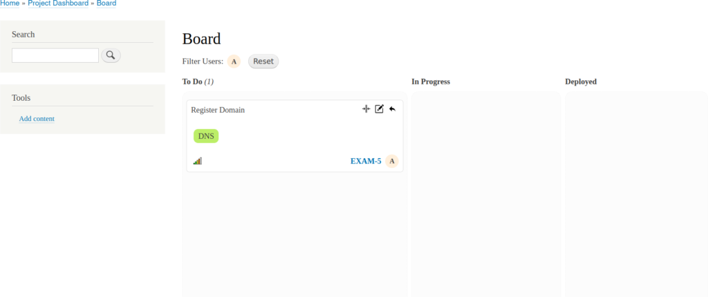 Drupal Kanban with Burndown