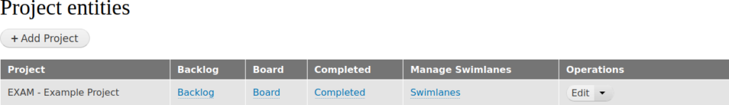 Drupal Burndown Project Entities