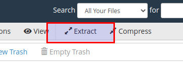 Extract the site files