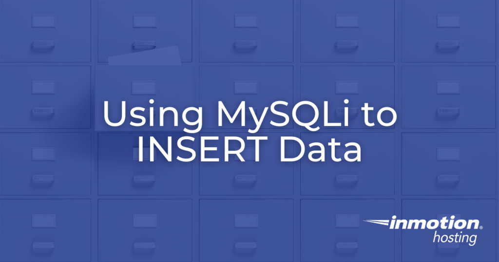 using mysqli to insert data hero image
