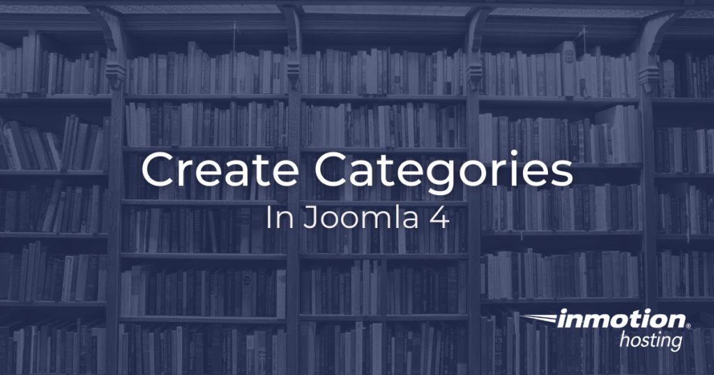 How to create categories in Joomla