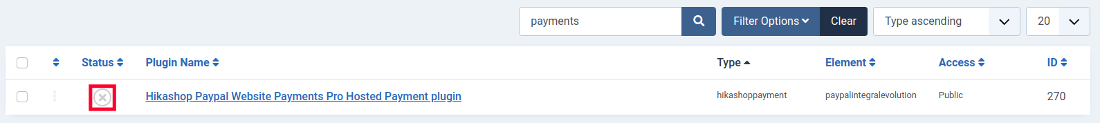 Enable Paypal in Joomla 4