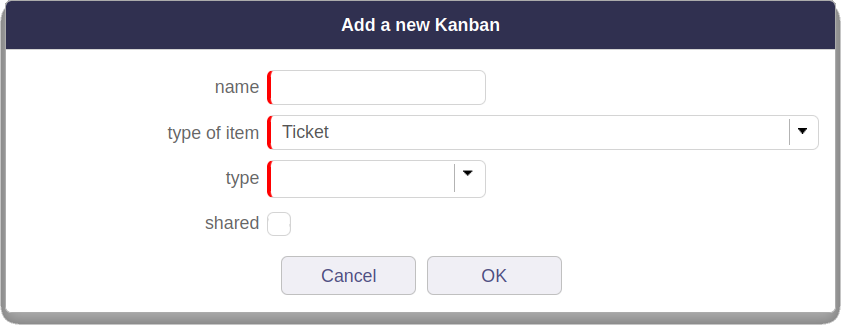 Add a new ProjeQtOr kanban