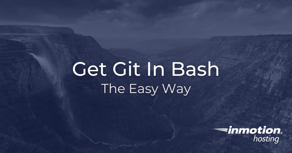 Git in bash, install bash features for Git