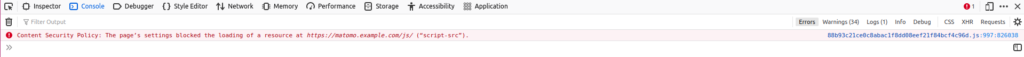 Firefox Content Security Policy error from Rocket.Chat