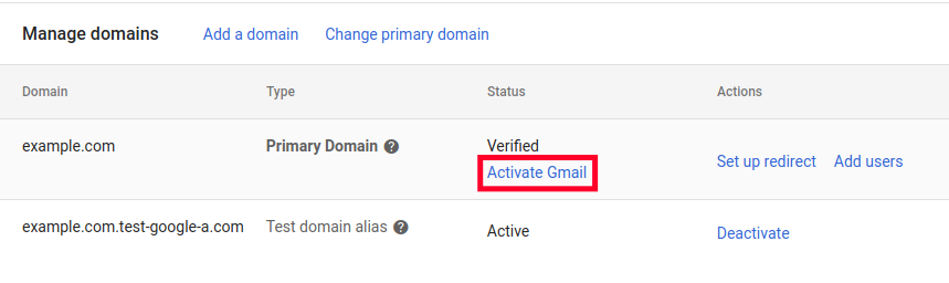 Activate Gmail