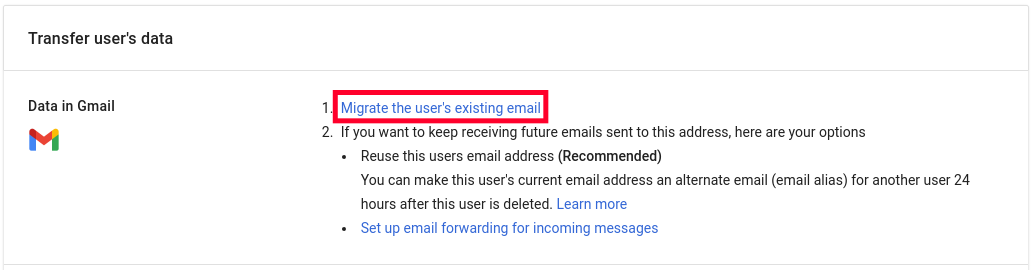 Migrate Email in Google Workspace