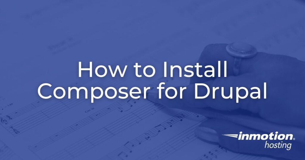 header image for Installing Composer for Drupal