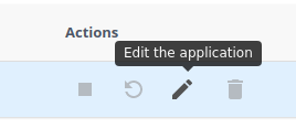 Stop, restart, or edit node.js application 