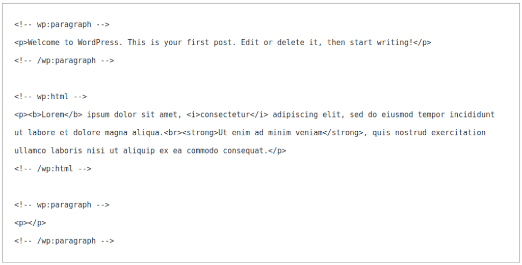 Adding HTML to a WordPress Page or Post