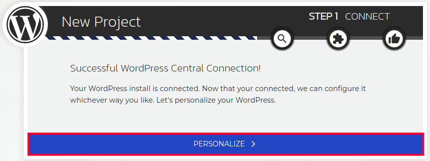 Personalize Your WordPress Site Project