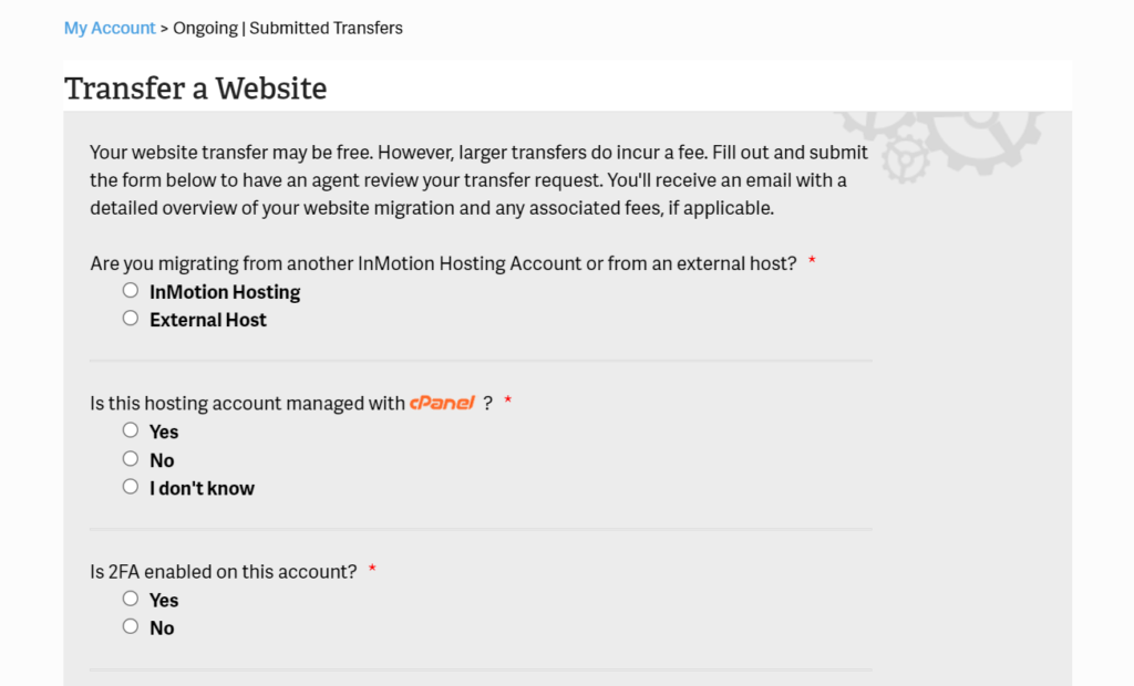 Ensure a Successful site Transfer