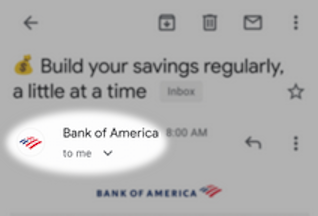 Bank of America BIMI in Gmail