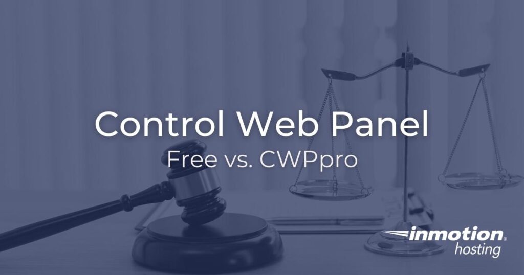 Control Web Panel Free vs. CWPpro
