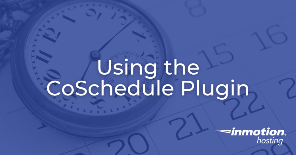 using the coschedule plugin hero image