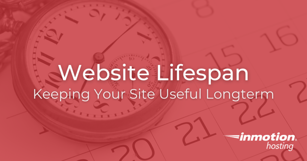 Article Title Website Lifespan Keeping Your Site Useful Longterm with InMotion Hosting Logo