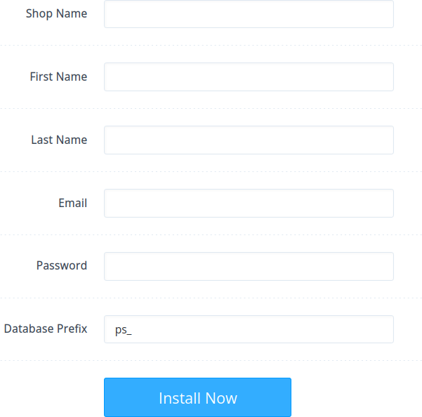 Add PrestaShop info in CyberPanel app installer