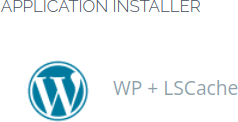 CyberPanel WordPress application installer