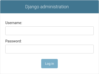 Django administration prompt